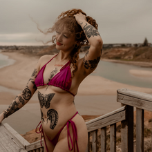 Load image into Gallery viewer, Customisable Tully String Bikini Triangle Top