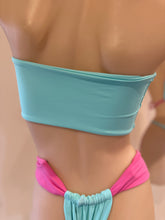 Load image into Gallery viewer, Pink Turquoise Bikini Set 6-10