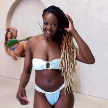 Load image into Gallery viewer, Customisable Tropez Straples Gold Buckle Top