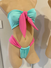 Load image into Gallery viewer, Pink Turquoise Bikini Set 6-10