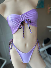 Load image into Gallery viewer, Purple two tone bikini set