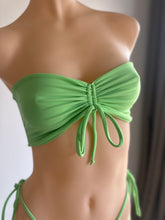 Load image into Gallery viewer, Customisable Noosa Strapless String Bandeau Bikini Top