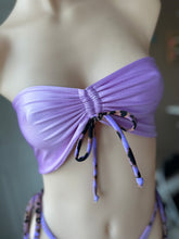 Load image into Gallery viewer, Purple two tone bikini set