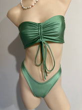 Load image into Gallery viewer, Shimmer Green Bikini Set 8-10