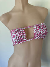 Load image into Gallery viewer, Watermelon Tulum Cut Out Peek A Boo Bikini Top