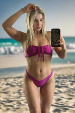 Load image into Gallery viewer, Customisable Noosa Strapless String Bandeau Bikini Top