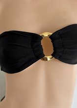Load image into Gallery viewer, Customisable Tropez Straples Gold Buckle Top