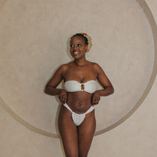 Load image into Gallery viewer, Customisable Tropez Straples Gold Buckle Top