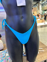 Load image into Gallery viewer, Sky Bondi V Cut Tie Side Bikini Bottoms