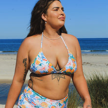 Load image into Gallery viewer, Customisable Tully String Bikini Triangle Top