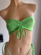 Load image into Gallery viewer, Customisable Noosa Strapless String Bandeau Bikini Top

