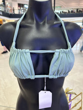 Load image into Gallery viewer, Sage Tulum Cut Out Peek A Boo Bikini Top
