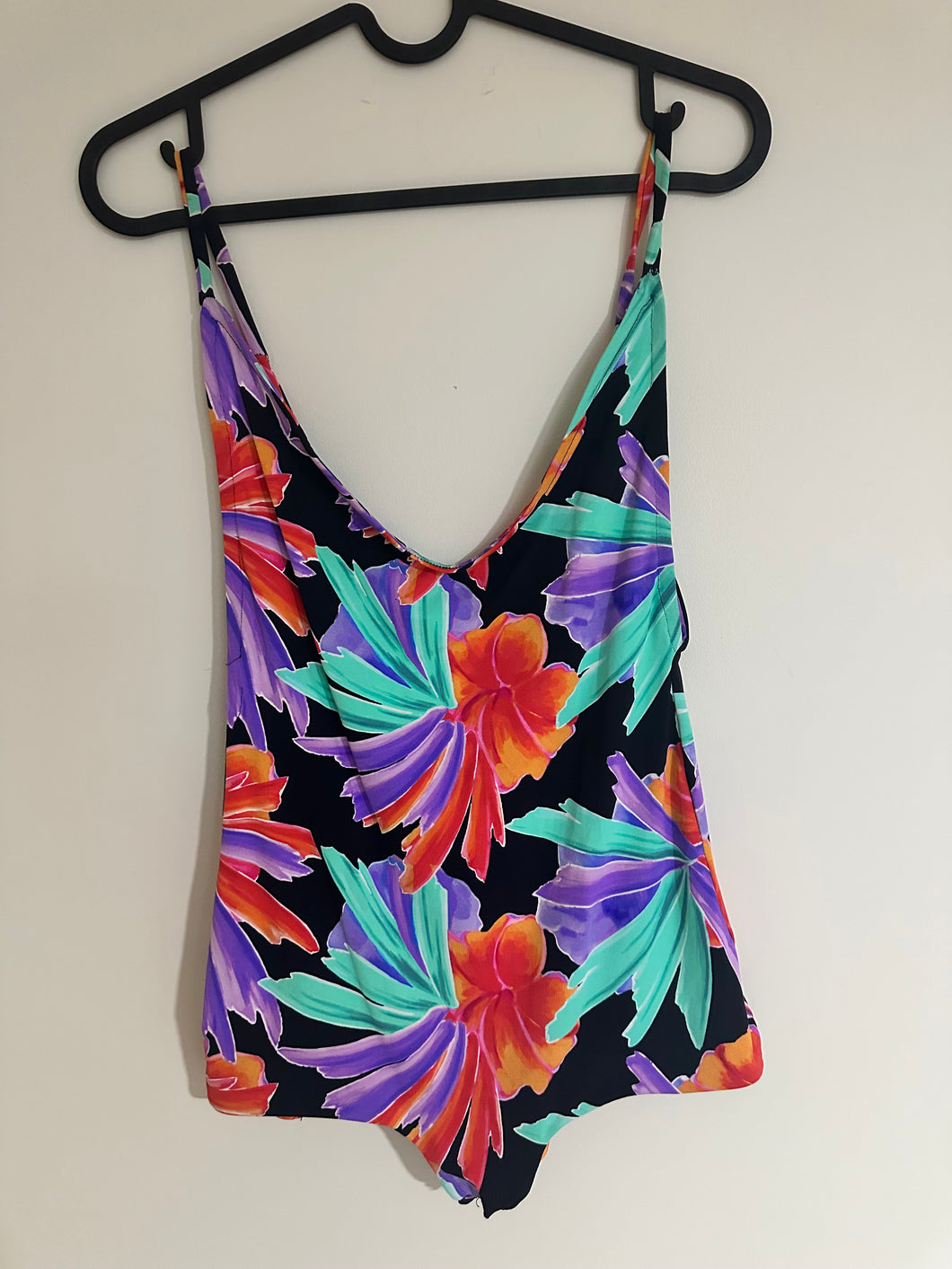 Boy leg plunging neckline one piece 10-12