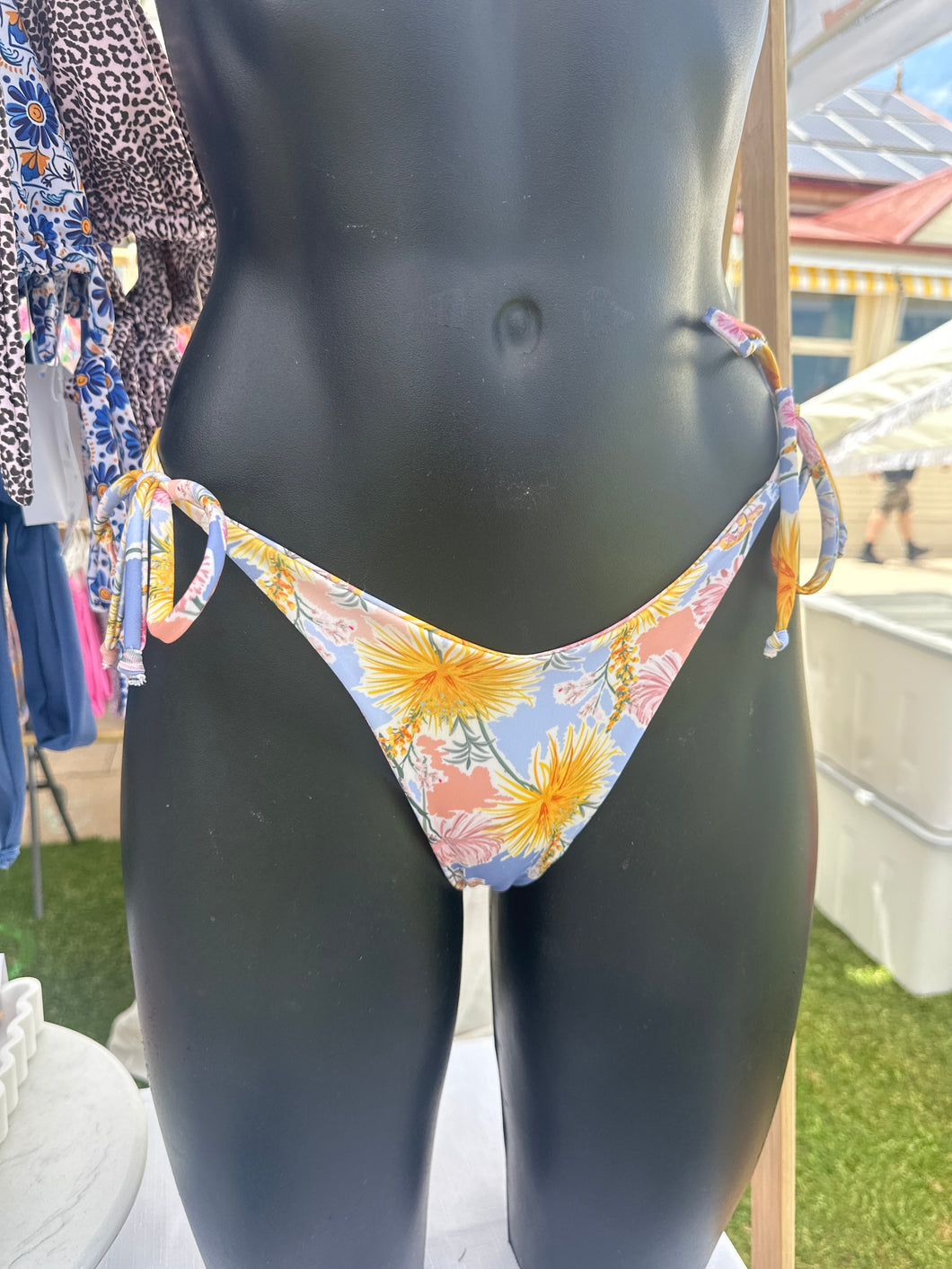Dandelion Bondi V Cut Tie Side Bikini Bottoms