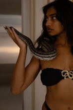Load image into Gallery viewer, Obsidian Dune Serpent Bandeau Top
