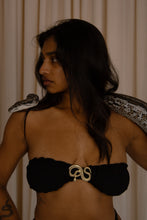 Load image into Gallery viewer, Obsidian Dune Serpent Bandeau Top
