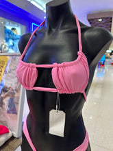 Load image into Gallery viewer, Cotton Candy Tulum Cut Out Peek A Boo Bikini Top
