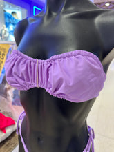 Load image into Gallery viewer, Lilac Amalfi Ruched Strapless Top
